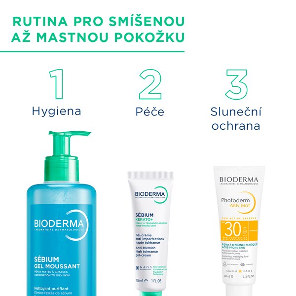 Bioderma Sébium Moussant čisticí gel 400 ml Bioderma Sébium Moussant čisticí gel 400 ml