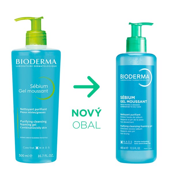 Bioderma Sébium Moussant čisticí gel 400 ml Bioderma Sébium Moussant čisticí gel 400 ml