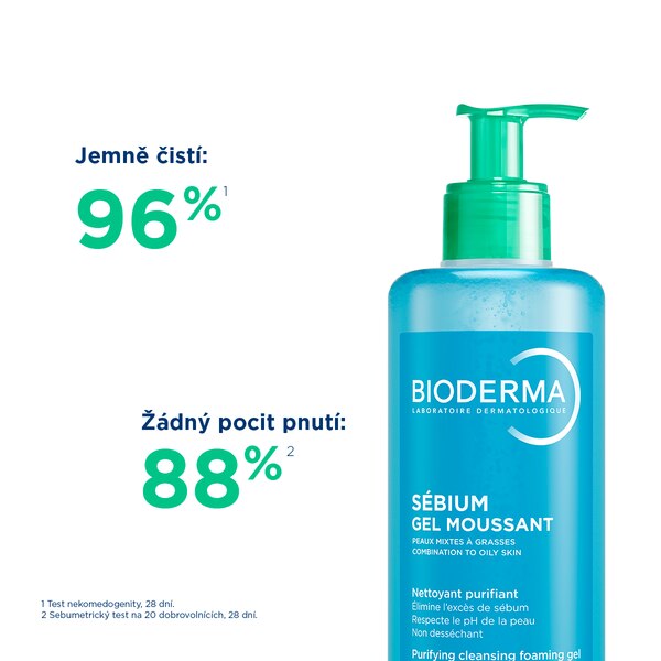 Bioderma Sébium Moussant čisticí gel 400 ml Bioderma Sébium Moussant čisticí gel 400 ml