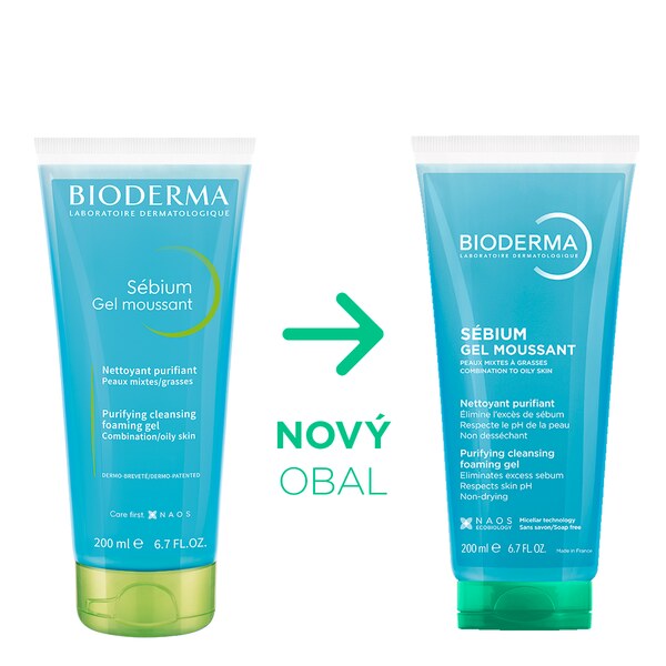 Bioderma Sébium Moussant čisticí gel 200 ml Bioderma Sébium Moussant čisticí gel 200 ml