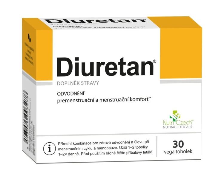 Nutri Czech Diuretan odvodnění 30 tobolek