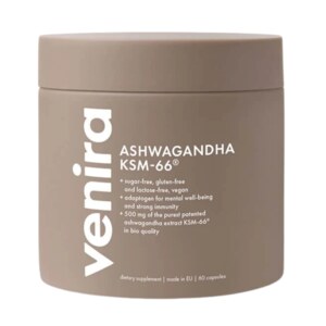 Venira Ashwagandha KSM-66 60 kapslí Venira Ashwagandha KSM-66 60 kapslí