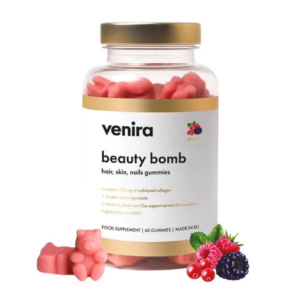 Venira Beauty Bomb Gummies lesní plody 60 ks