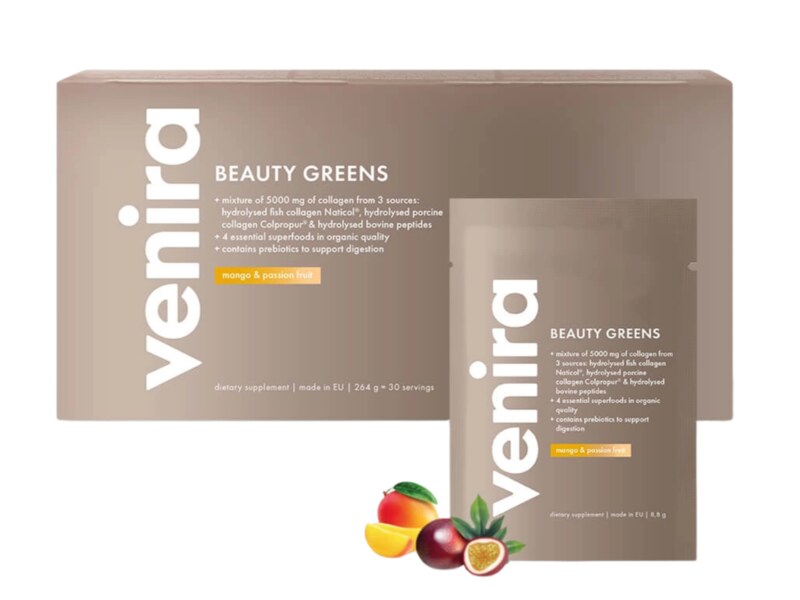 Venira Beauty Greens mango a marakuja 30x8,8 g