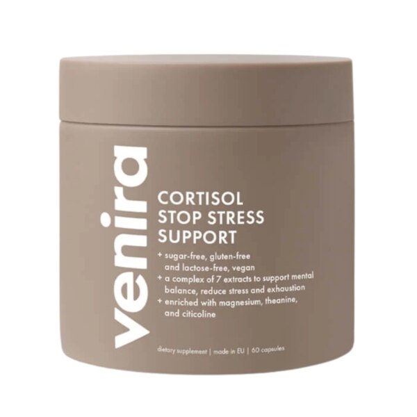 Venira Cortisol Stop Stress Support 60 kapslí