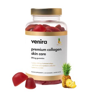 Venira Premium Collagen Skin Care Gummies ananas 42 ks Venira Premium Collagen Skin Care Gummies ananas 42 ks