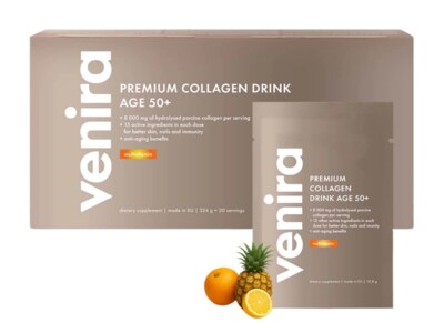 Venira Premium kolagenový drink 50+ multivitamin 30x10,8 g Venira Premium kolagenový drink 50+ multivitamin 30x10,8 g