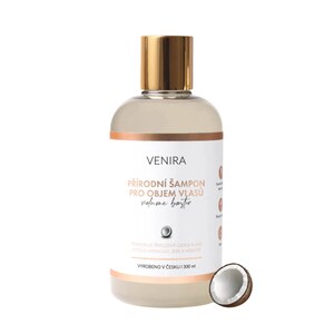 Venira přírodní šampon pro objem vlasů kokos 300 ml Venira přírodní šampon pro objem vlasů kokos 300 ml