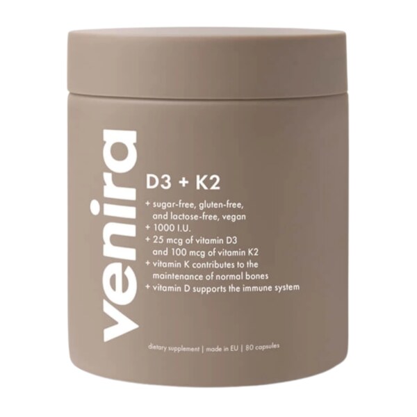 Venira Vitamin D3 + K2 1000 I.U. 80 kapslí