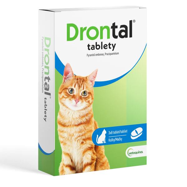 Drontal pro kočky 2 tablety Drontal pro kočky 2 tablety