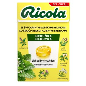 Ricola Meduňka bez cukru 40 g Ricola Meduňka bez cukru 40 g