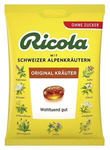 Ricola Originál bylinný bez cukru 75 g Ricola Originál bylinný bez cukru 75 g