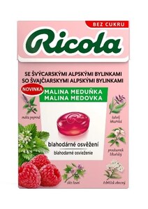 Ricola Malina meduňka bez cukru 40 g Ricola Malina meduňka bez cukru 40 g