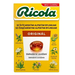 Ricola Originální bylinná směs bez cukru 40 g Ricola Originální bylinná směs bez cukru 40 g