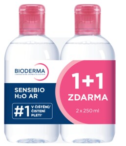 Bioderma Sensibio H2O AR micelární voda 1+1 Festival 2x250 ml