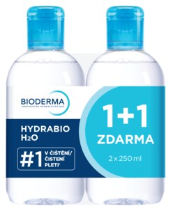 Bioderma Hydrabio H2O micelární voda 1+1 Festival 2x250 ml