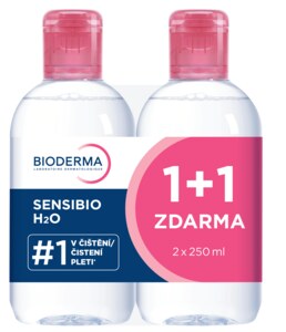 Bioderma Sensibio H2O micelární voda 1+1 Festival 2x250 ml
