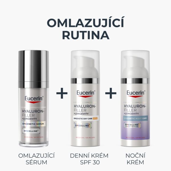 Eucerin Hyaluron-Filler + Longevity Epigenetic denní krém SPF30 50 ml