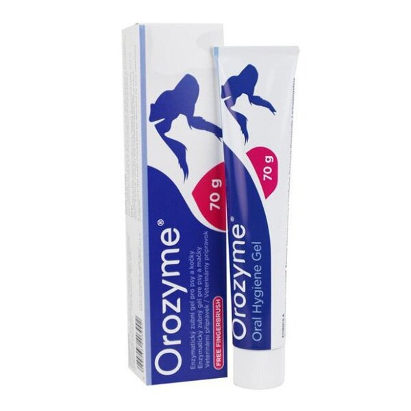 Orozyme zubní gel pro psy a kočky 70 g Orozyme zubní gel pro psy a kočky 70 g