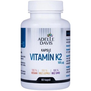 Adelle Davis Vitamin K2 60 kapslí Adelle Davis Vitamin K2 60 kapslí