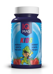 IQ Mag Kids Mořský hořčík pro děti jahoda 90 tablet IQ Mag Kids Mořský hořčík pro děti jahoda 90 tablet