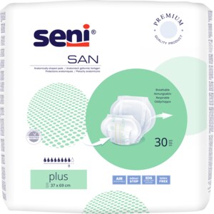 Seni San Inkontinenční vložné pleny Plus 30 ks Seni San Inkontinenční vložné pleny Plus 30 ks