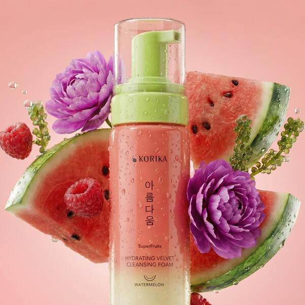 Korika SuperFruits Hydratační čisticí pěna 150 ml