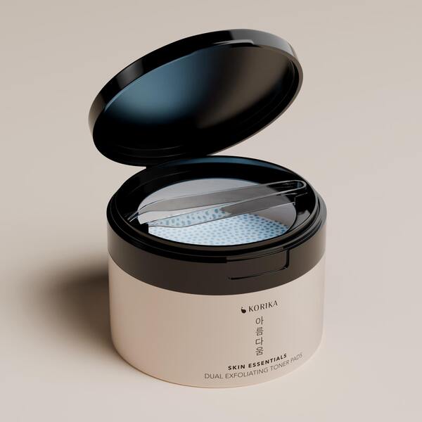Korika Skin Essentials Duální exfoliační tampony 20 ks Korika Skin Essentials Duální exfoliační tampony 20 ks