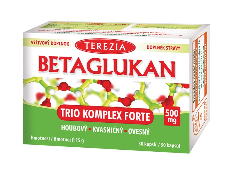 Terezia Betaglukan Trio komplex Forte 30 kapslí