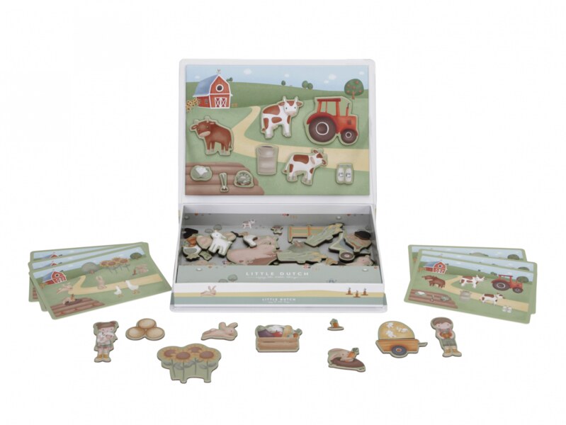 Little Dutch Farma Magnetická hra 