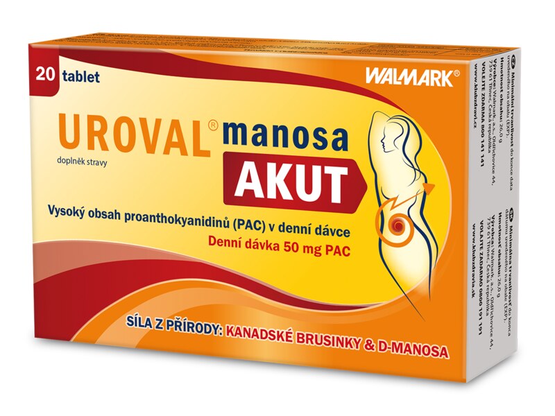 Uroval Manosa AKUT 20 tablet