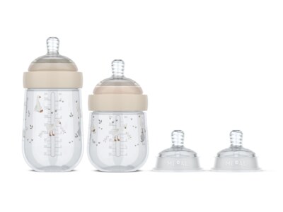 Little Dutch Husa Kojenecké láhve 165+240 ml + 2 savičky Little Dutch Husa Kojenecké láhve 165+240 ml + 2 savičky