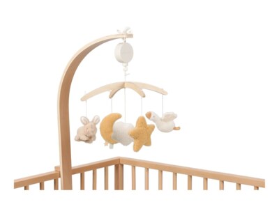 Little Dutch Newborn Naturals Dřevěný hudební kolotoč Little Dutch Newborn Naturals Dřevěný hudební kolotoč