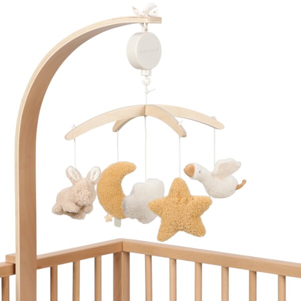 Little Dutch Newborn Naturals Dřevěný hudební kolotoč Little Dutch Newborn Naturals Dřevěný hudební kolotoč