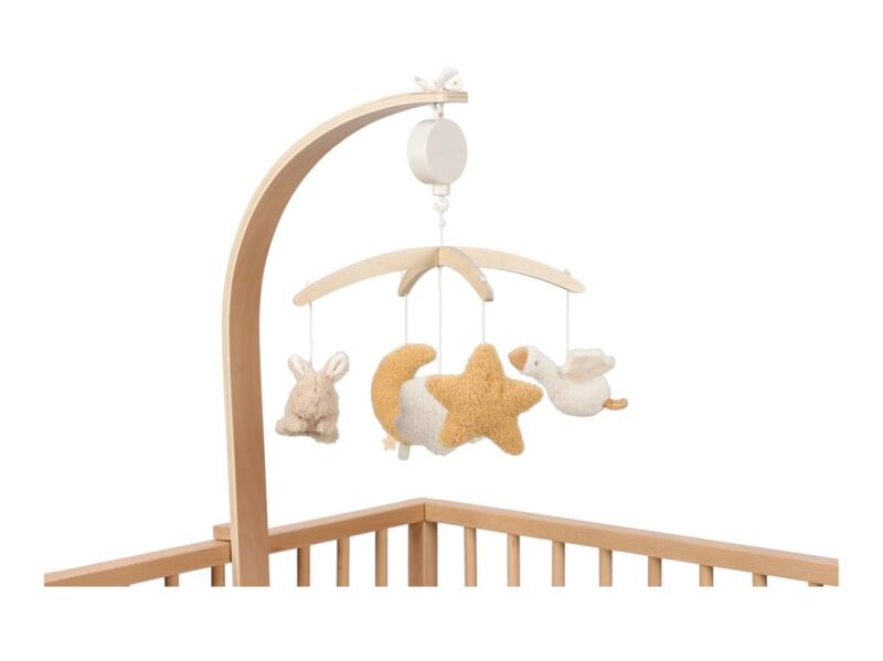 Little Dutch Newborn Naturals Dřevěný hudební kolotoč Little Dutch Newborn Naturals Dřevěný hudební kolotoč