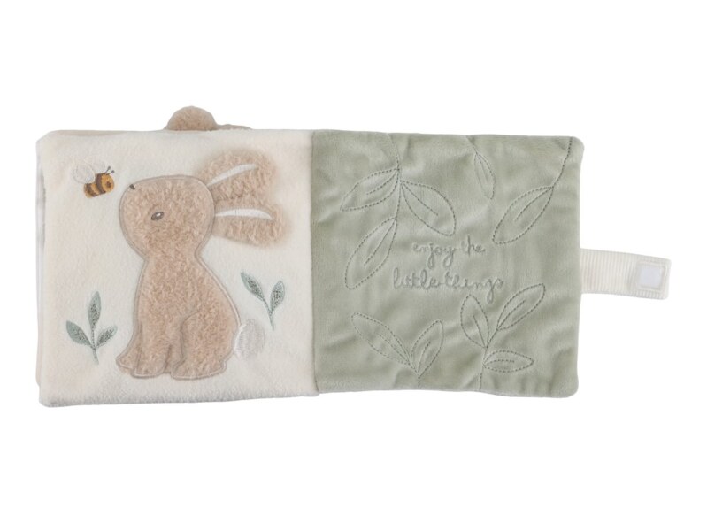 Little Dutch Newborn Naturals Textilní knížka s aktivitami