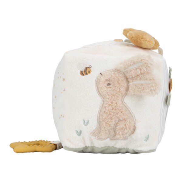 Little Dutch Newborn Naturals Textilní kostka s aktivitami Little Dutch Newborn Naturals Textilní kostka s aktivitami
