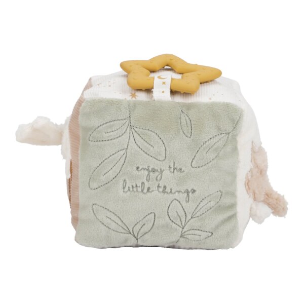 Little Dutch Newborn Naturals Textilní kostka s aktivitami Little Dutch Newborn Naturals Textilní kostka s aktivitami