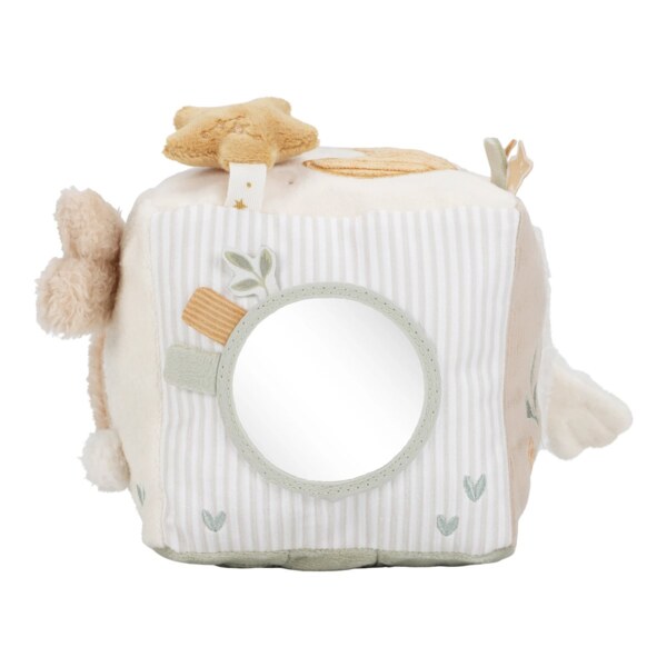 Little Dutch Newborn Naturals Textilní kostka s aktivitami Little Dutch Newborn Naturals Textilní kostka s aktivitami