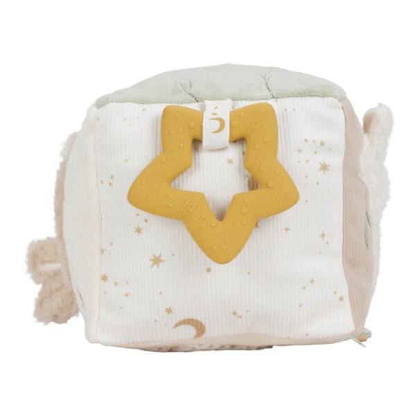 Little Dutch Newborn Naturals Textilní kostka s aktivitami Little Dutch Newborn Naturals Textilní kostka s aktivitami