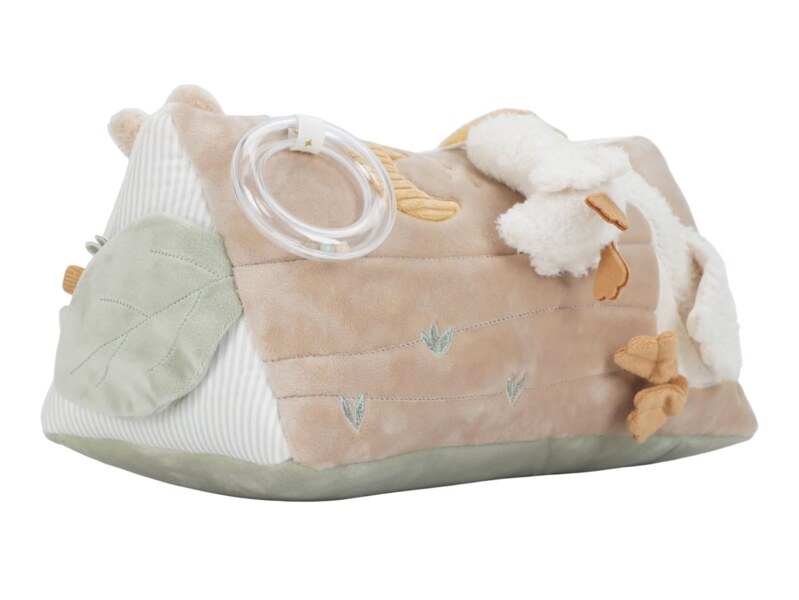 Little Dutch Newborn Naturals Trojhranný polštář s aktivitami 1 ks Little Dutch Newborn Naturals Trojhranný polštář s aktivitami 1 ks