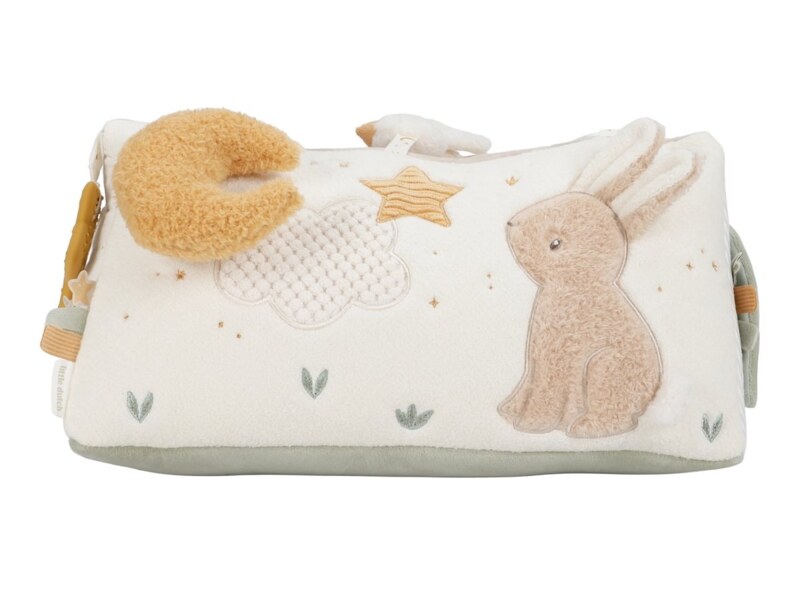 Little Dutch Newborn Naturals Trojhranný polštář s aktivitami 1 ks Little Dutch Newborn Naturals Trojhranný polštář s aktivitami 1 ks