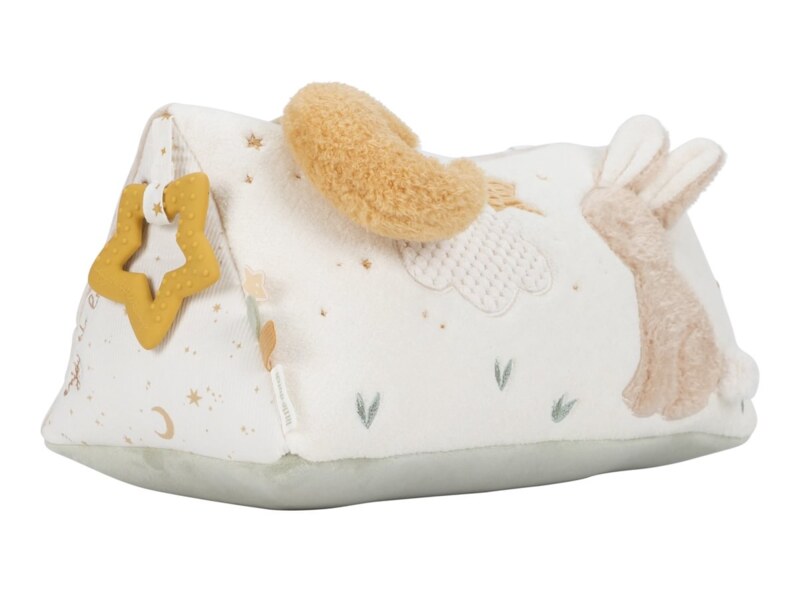Little Dutch Newborn Naturals Trojhranný polštář s aktivitami 1 ks Little Dutch Newborn Naturals Trojhranný polštář s aktivitami 1 ks