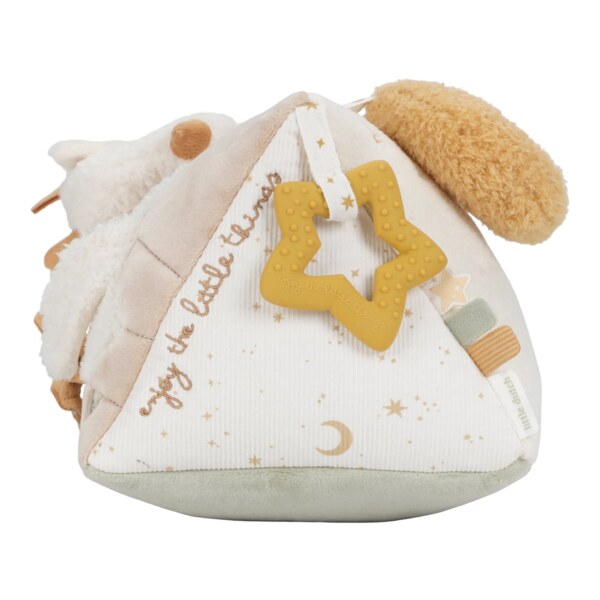 Little Dutch Newborn Naturals Trojhranný polštář s aktivitami 1 ks Little Dutch Newborn Naturals Trojhranný polštář s aktivitami 1 ks