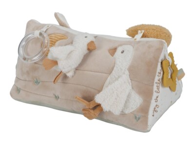 Little Dutch Newborn Naturals Trojhranný polštář s aktivitami 1 ks