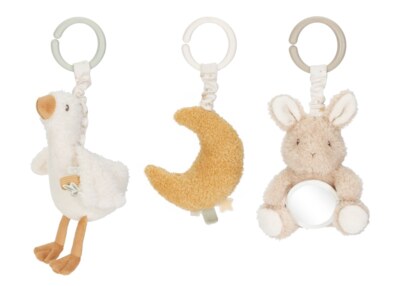 Little Dutch Newborn Naturals Závěsné hračky 3 ks