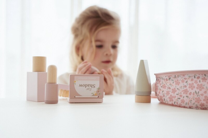Little Dutch Pink Kosmetická taštička + příslušenství Little Dutch Pink Kosmetická taštička + příslušenství