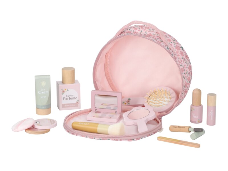 Little Dutch Pink Kosmetická taštička + příslušenství Little Dutch Pink Kosmetická taštička + příslušenství