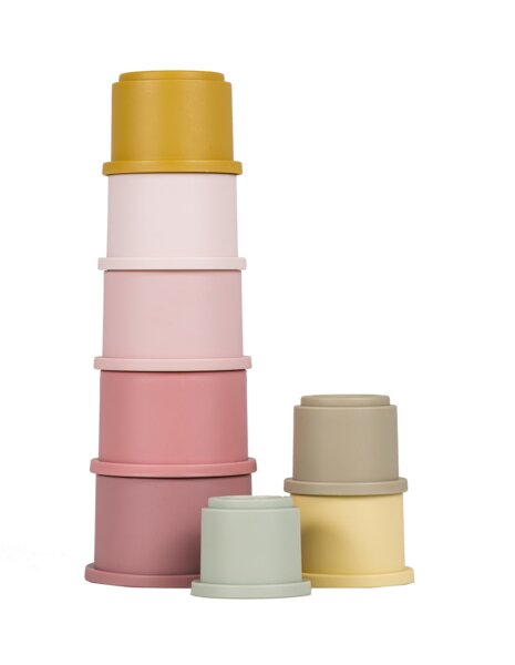 Little Dutch Pink Stohovací kelímky 8 ks Little Dutch Pink Stohovací kelímky 8 ks