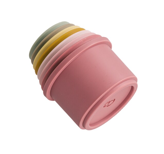 Little Dutch Pink Stohovací kelímky 8 ks Little Dutch Pink Stohovací kelímky 8 ks